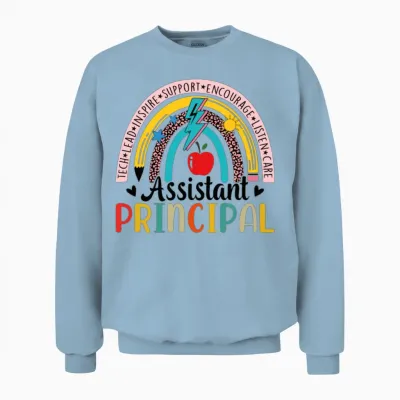 Assistant Principal Unisex Sweatshirt - Light Blue