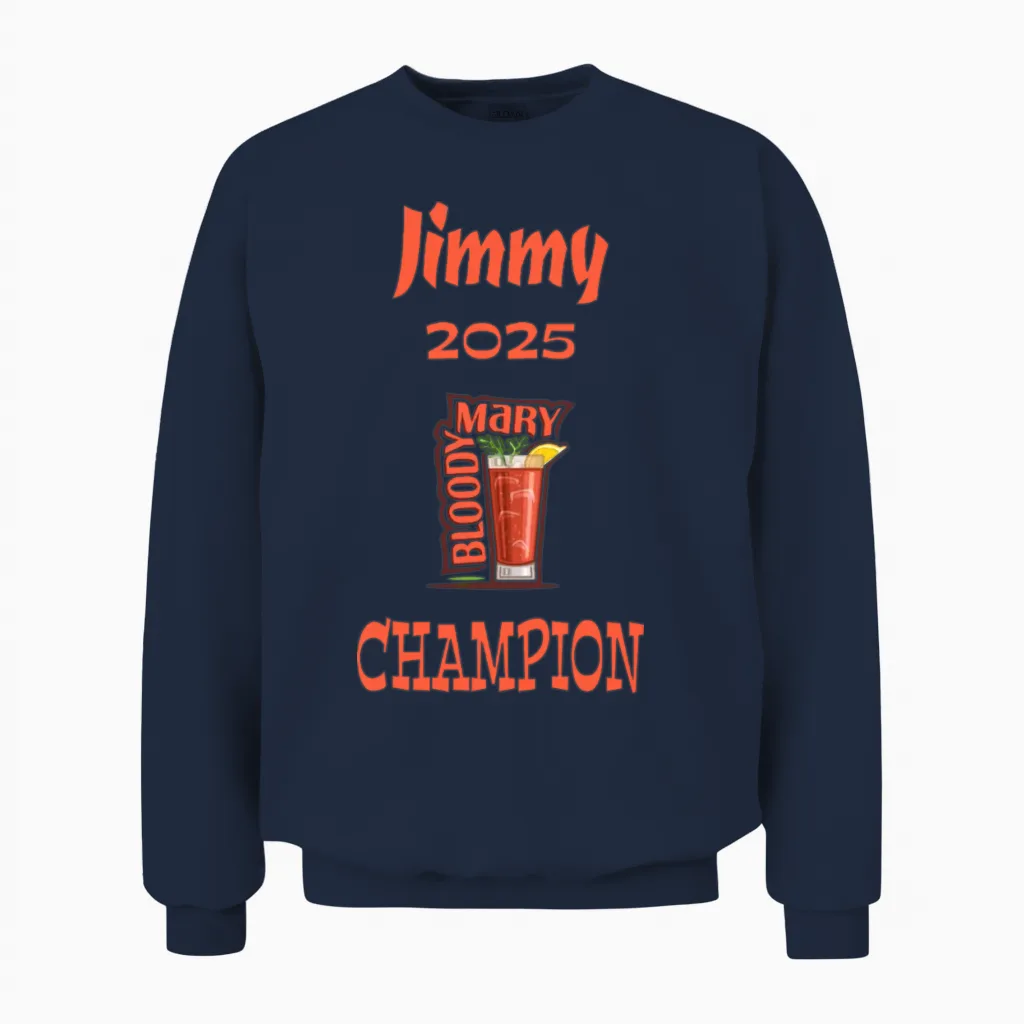 Jimmy 2025 Unisex Sweatshirt in Navy