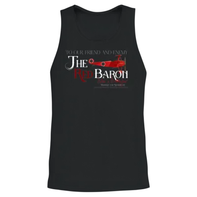The Red Baron - Charlie Bravo Ac Unisex Tank Top - Black