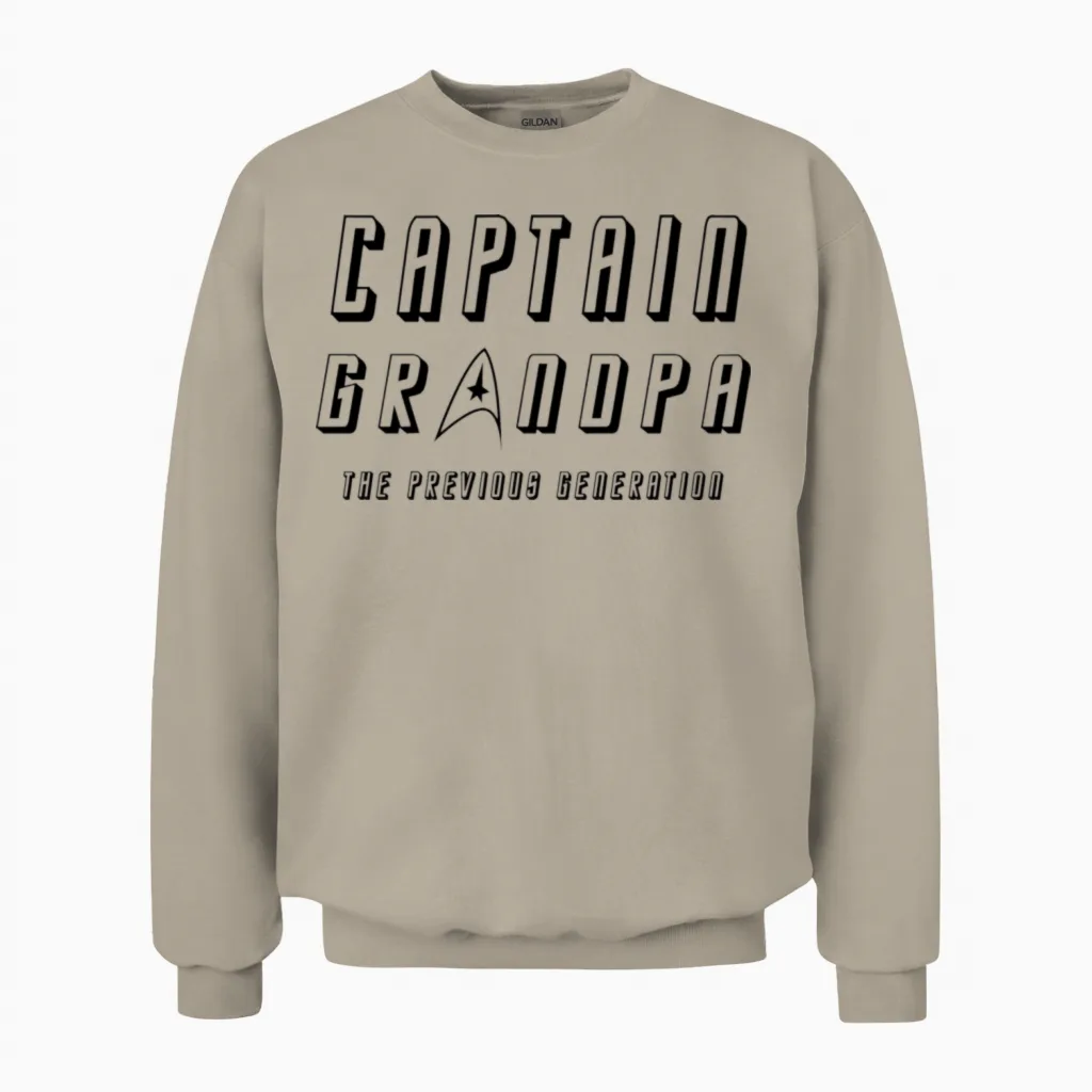 Captain Grandpa! - Grandpa Unisex Sweatshirt in Sand