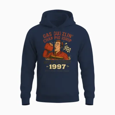 World Championship Gas Chugging Unisex Hoodie - Navy