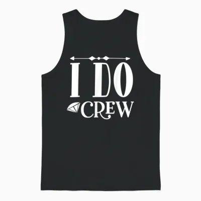 Wedding Party and Bachelorette Party Unisex Tank Top - Black