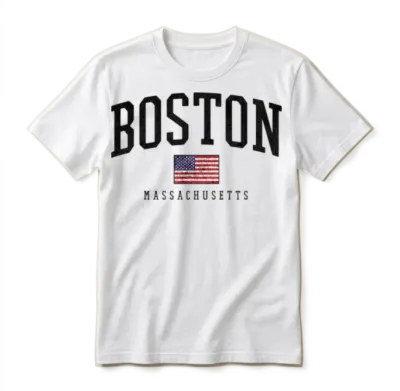Boston Unisex T-Shirt - White