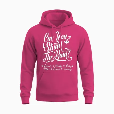 Can You Stand the Rain Ronnie Bobby Ricky Mike Ral Unisex Hoodie - Heliconia
