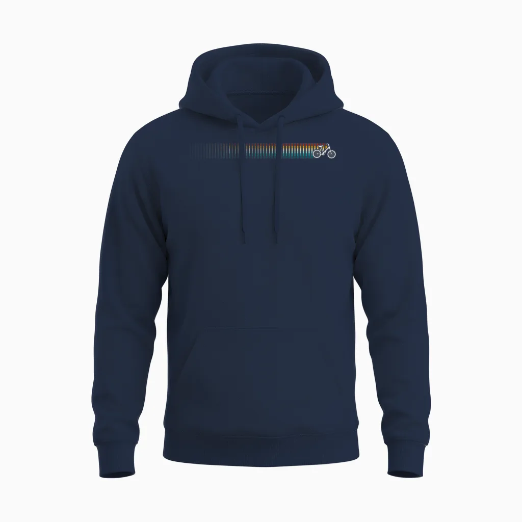 Bmx Retro - Cycling Unisex Hoodie in Navy