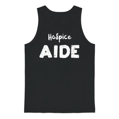 Hospice Aide - Nurse Unisex Tank Top - Black