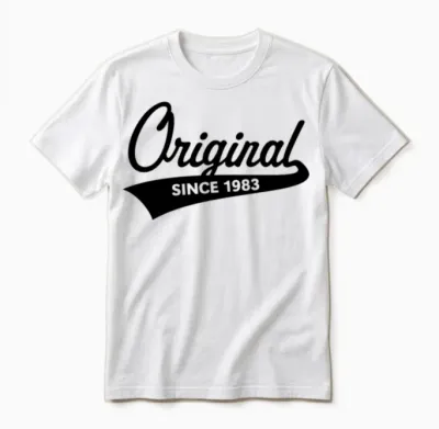 Original Since 1983 (year of Birth, Birthday / B) Unisex T-Shirt - White