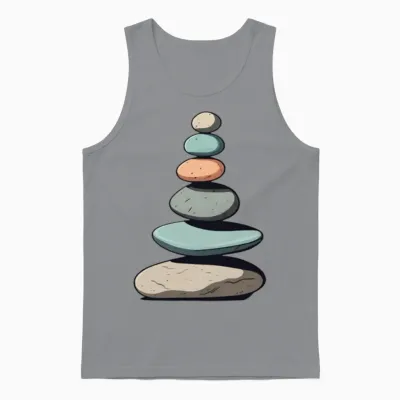 Balance Stone Unisex Tank Top - Sport Grey
