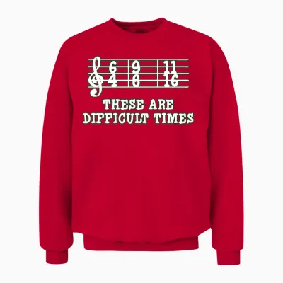Classical Music Unisex Sweatshirt - Red