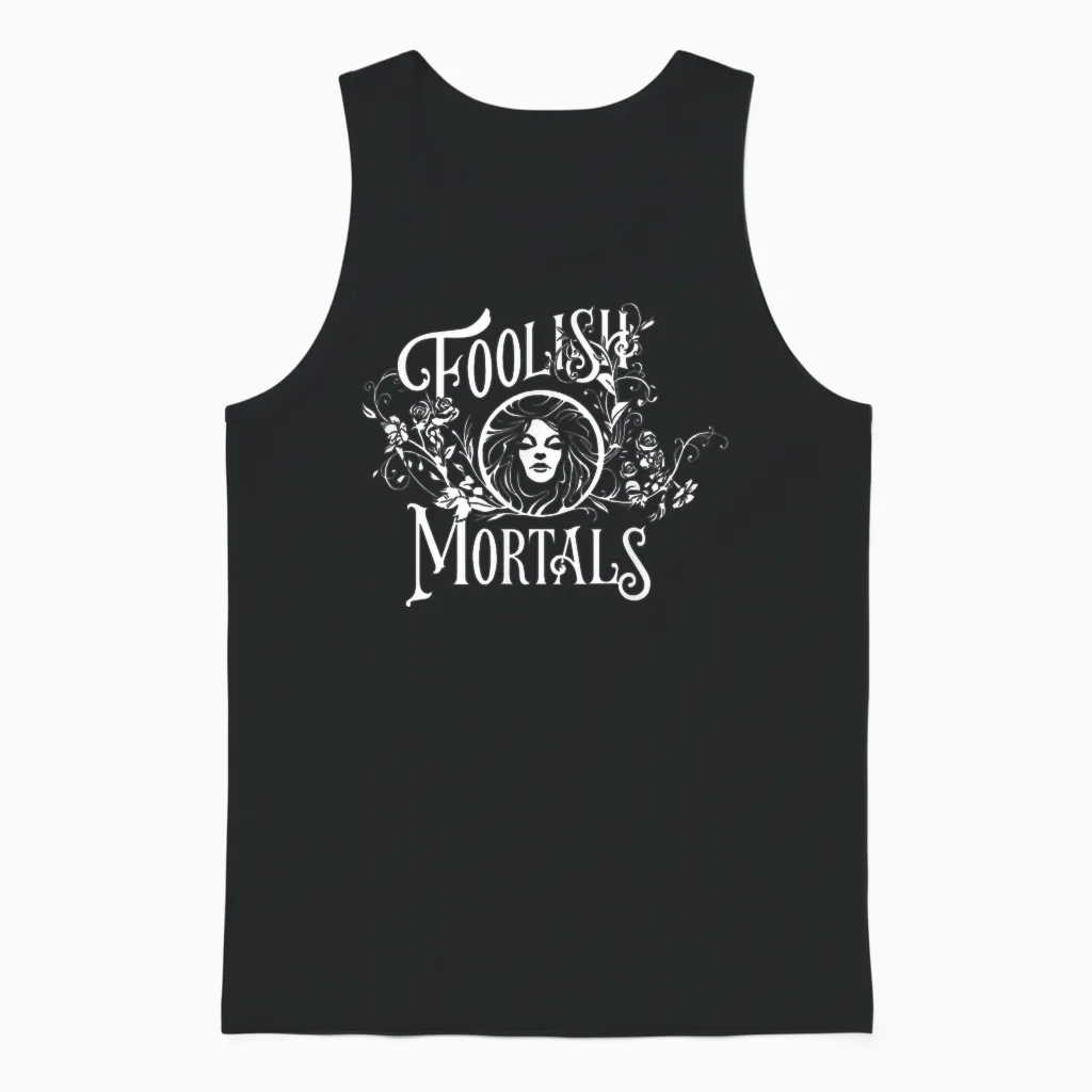 Disney Haunted Mansion Movie Madame Leota Foolish Mortals T-Shirt, Black, S Unisex Tank Top in Black