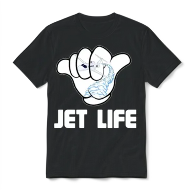 Jet Life. Unisex T-Shirt - Black
