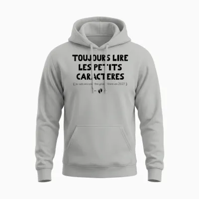 Annonce Grossesse Je Vais être Encore Futur Grand Frère 2027 Unisex Hoodie - Ash