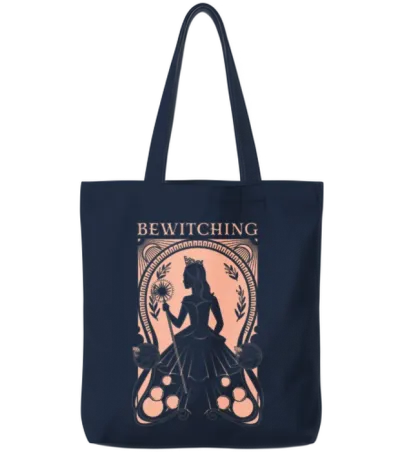 Wicked Glinda Design Bewitching Tote Bags - Navy