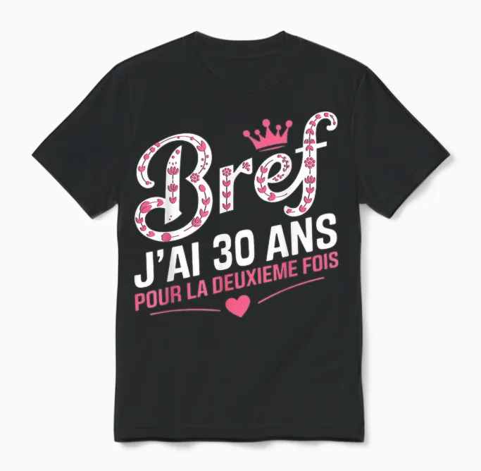60 Years Woman Birthday Gift 60 Years Woman Birthday T-Shirt, Black, S Unisex T-Shirt in Black