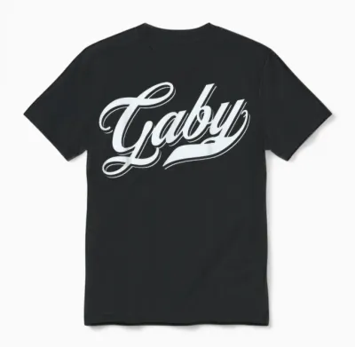 Mens Boys Funny Gift Idea Funny Name for Gaby Unisex T-Shirt - Black