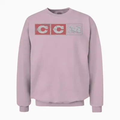 Ccm Logo Essential Unisex Sweatshirt - Light Pink