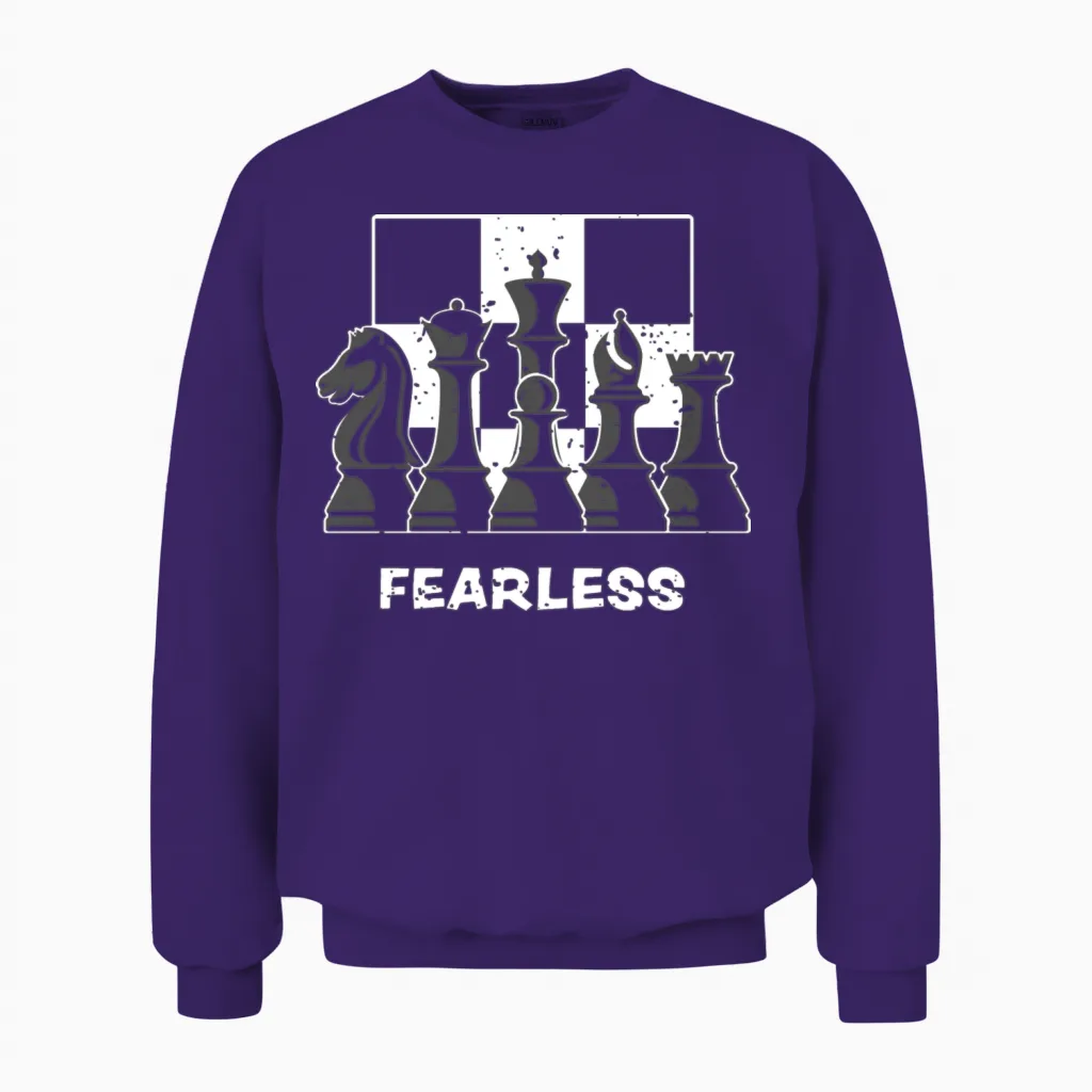 Fearless - Chess Unisex Sweatshirt - Purple