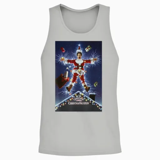 National Lampoon's Christmas Vacation Classic Movie Unisex Tank Top - Ash