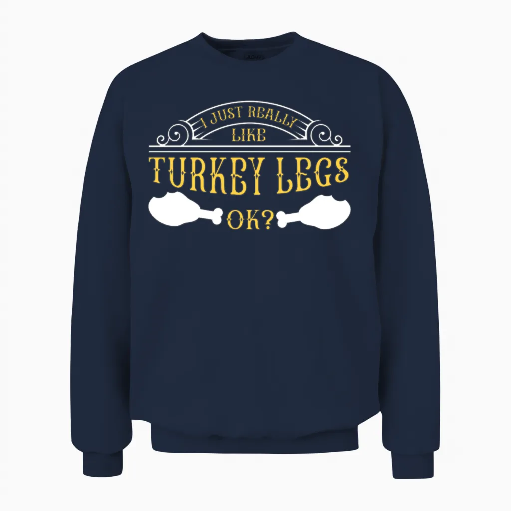Renaissance Festival Ren Fair Faire Funny Unisex Sweatshirt in Navy
