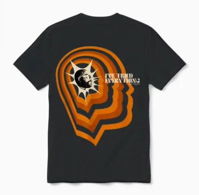 Teddy Floats Bang! T-Shirt, Black Unisex T-Shirt - Black