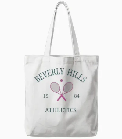 Beverly Hills Athletics California Tennis Club Schläger Prep Tote Bags - White