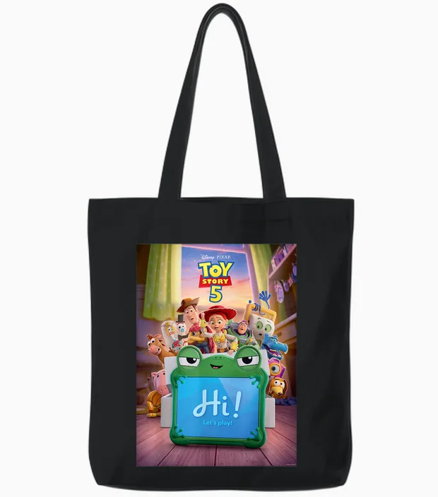 Disney and Pixar's Toy Story 5 Lilypad Hi Let's Play Tote Bags in Black