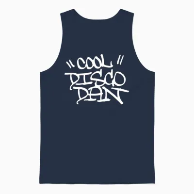 Cool Disco Dan Unisex Tank Top - Navy