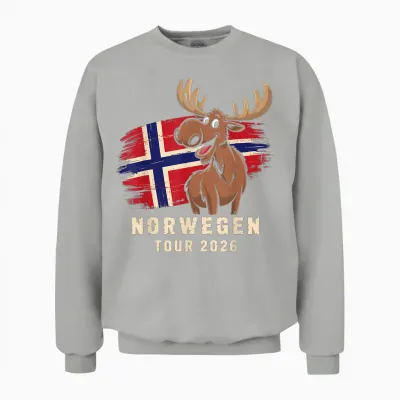 Norwegen Tour 2026 Unisex Sweatshirt - Ash