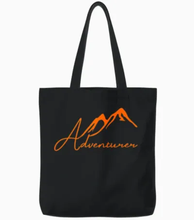 Adventure Hiking Tote Bags - Black