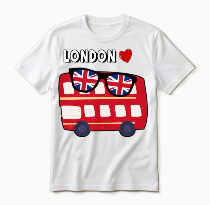 I Love London - Gift for Someone Who Loves London Unisex T-Shirt in White