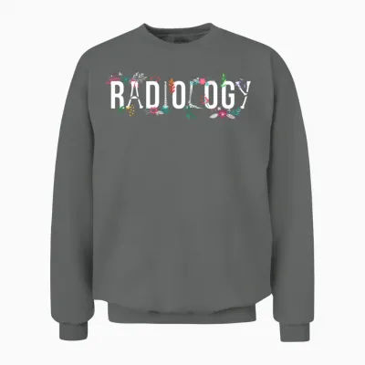 Radiology Technologist Flowers Rad Tech Unisex Sweatshirt - Graphite Heather