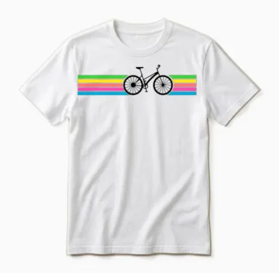 Vintage Bicycle Retro Design Unisex T-Shirt - White