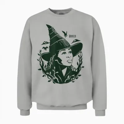 Wicked: for Good Elphaba Gauze Unisex Sweatshirt - Ash