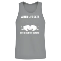 Put Boxing Gloves Boxing Champion Gift Unisex Tank Top - Sport Grey – 2