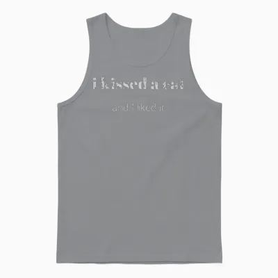 I Kissed a Cat and I Liked It Unisex Tank Top - Sport Grey