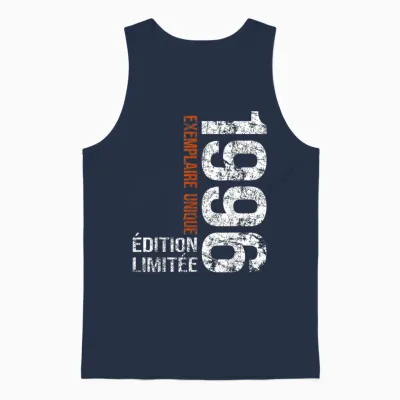 Vintage 1996 Gift 30 Years Man Birthday Humour Unisex Tank Top - Navy