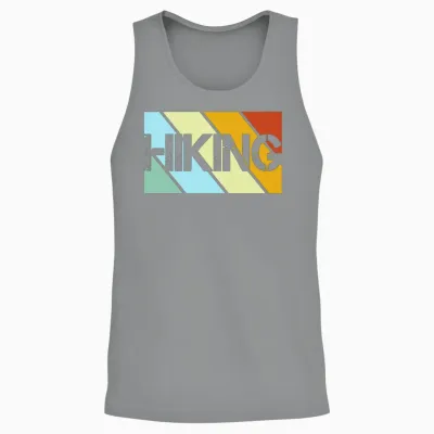 Hiking Retro Unisex Tank Top - Sport Grey