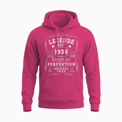 1956 Birthday Man 70th Decoration Funny 70s 70th Birthday Unisex Hoodie - Heliconia