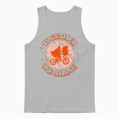 E.t. the Extra-Terrestrial Together We Shine Unisex Tank Top - Ash