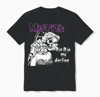Misfits the My Darling T-Shirt, Black Unisex T-Shirt - Black