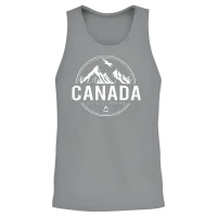 Canada Camping and Hiking Unisex Tank Top - Sport Grey – 2