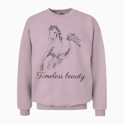 Arabian Horse - 17 Unisex Sweatshirt - Light Pink