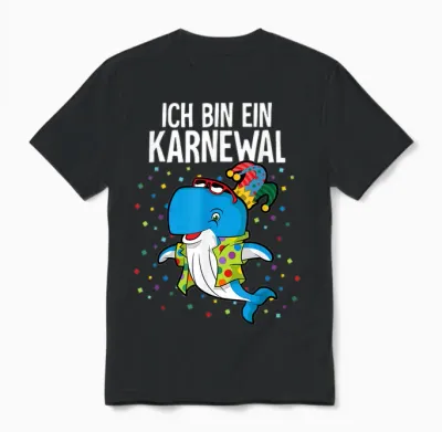 Cologne Carnival T-Shirt, Black Unisex T-Shirt - Black