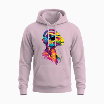 Raptor Velociraptor Dinosaur I Love Dinos Raptors Unisex Hoodie - Light Pink