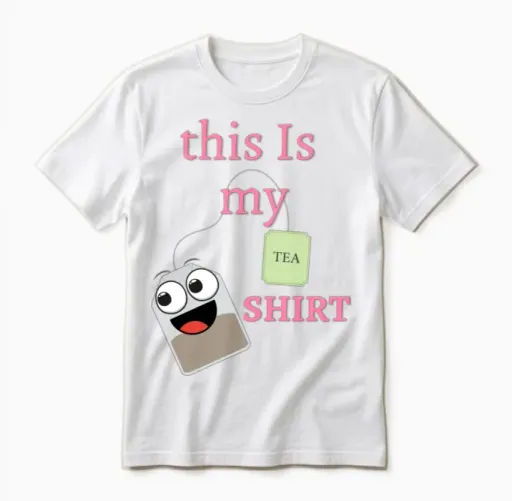 This Is My Tea Unisex T-Shirt in White