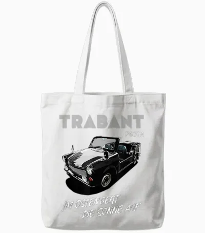 Trabi Kübel Tote Bags - White