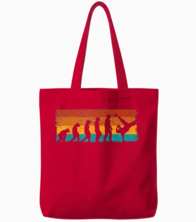 B-Boying Break Dance Evolution Breakdancing Tanzen Musik Tote Bags - Red