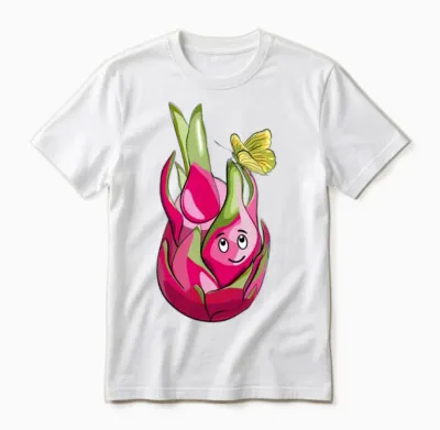 Funny Dragonfruit Unisex T-Shirt - White