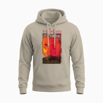 Alice in Chains Pot of Dirt T-Shirt, Black, S Unisex Hoodie - Sand