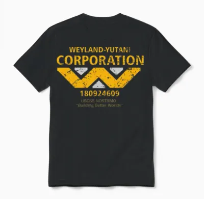 Weyland Yutani Uscss Nostromo Corporation Gift Unisex T-Shirt - Black